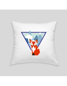 Mountain fox cushion 2